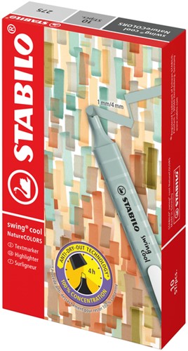 Markeerstift STABILO Swing cool nature beige 1 Stuk-3