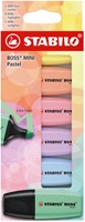 Markeerstiftt STABILO BOSS mini pastel ass 6 stuks 6 Stuk