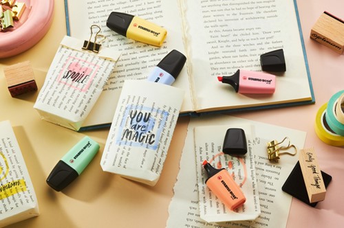 Markeerstiftt STABILO BOSS mini pastel ass 6 stuks 6 Stuk-2