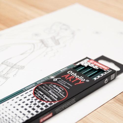 Potlood STABILO Othello 6 hardheden 6 Stuk-2