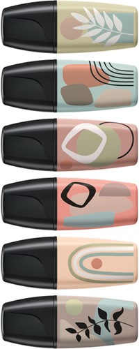 Markeerstift STABILO BOSS mini nature ass 6 stuks 6 Stuk-3