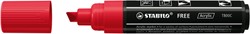 Acrylmarker STABILO Free Acrylic T800C karmijnrood 1 Stuk