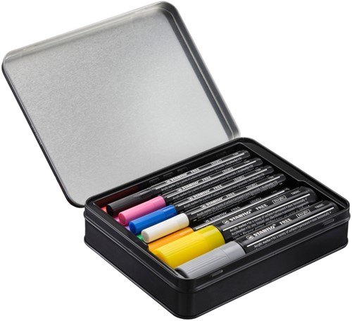 Acrylmarker STABILO Free Acrylic Starter Kit ass 11 Stuk-3