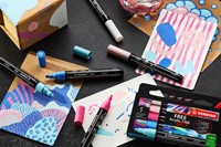 Acrylmarker STABILO Free Acrylic T300 zwart 1 Stuk-3