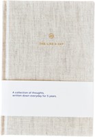 Dagboek A-Journal One Line A Day Linen 1 Stuk