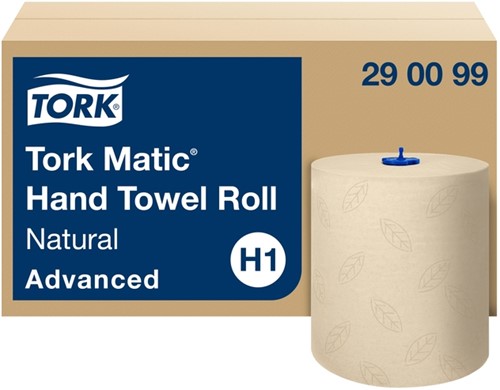 Handdoekrol Tork H1 Advanced 2laags 150m naturel 6 Rol