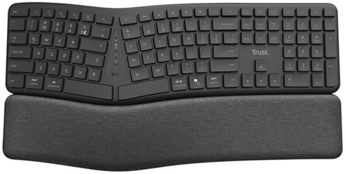 Toetsenbord Trust Keyra Ergo Multi draadloos 1 Stuk