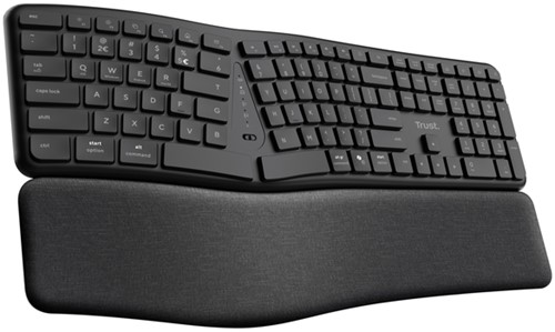 Toetsenbord Trust Keyra Ergo Multi draadloos QWERTY-2