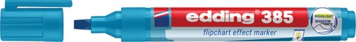 Viltstift edding 385 flipover penseel lichtblauw 1 Stuk