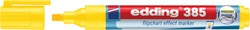 Viltstift edding 385 flipover penseel geel 1 Stuk