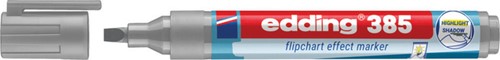 Viltstift edding 385 flipover penseel zilvergrijs 1 Stuk