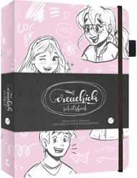 Schetsboek CreaChick Pink 1 Stuk