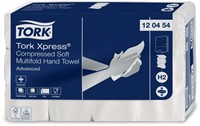 Handdoek Tork H2 Xpress compressed Advance 212x320 12 pak