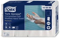 Handdoek Tork H2 Xpress compressed Premium 212x240 12 pak