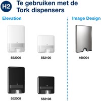 Handdoek Tork H2 Xpress compressed Premium 212x240 12 pak-3