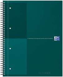 Spiraalblk Oxf International Notebk A4+ lijn groen 1 Stuk