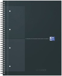Spiraalblk Oxf International Notebk A4+ rt 5X5 zw 1 Stuk