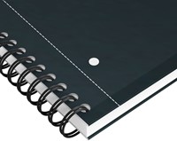 Spiraalblok Oxford International Notebook A4+ ruit 5X5mm 160 pagina's zwart-2