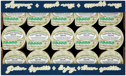 Sandwich spread Les Gourmands vega 45x25 gram cup 45 Stuk-2