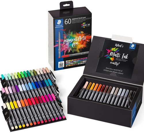 Brushpen Staedtler 371 C60 set 60 kleuren 60 Stuk-2