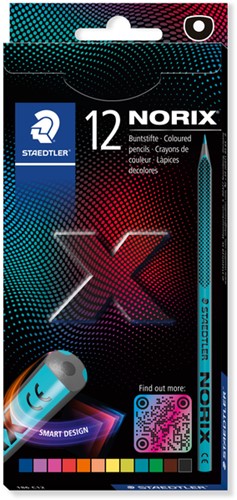 Kleurpotlood Staedtler Norix set 12 kleuren 12 Stuk
