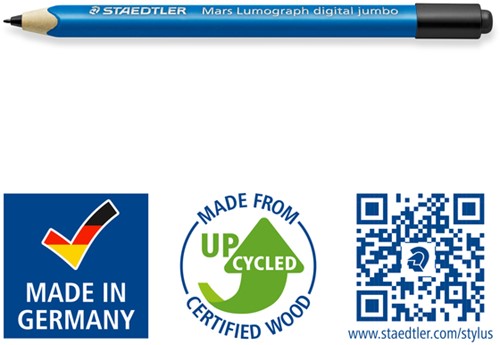 Potlood Staedtler Lumograph digital jumbo 1 Stuk-3