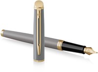 Vulpen Waterman Hemisp Fashion GT F metallic grijs 1 Stuk-3