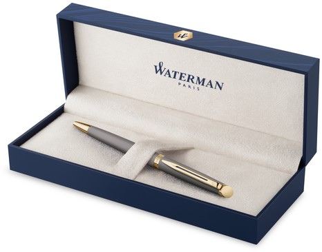 Balpen Waterman Hemisp Fashion GT M metallic grijs 1 Stuk-1