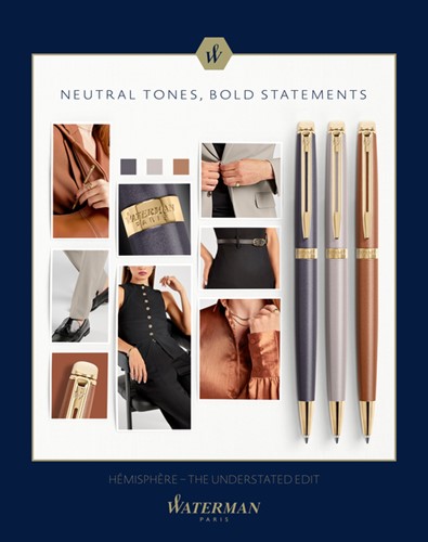 Vulpen Waterman Hemisp Fashion GT M metallic zwart 1 Stuk-3