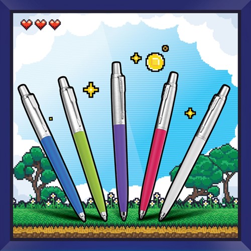 Balpen Parker Jotter Original 90 Reload CT M ass 1 Stuk-4