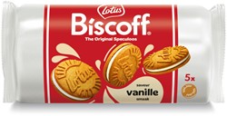 Koekjes Lotus Biscoff sandwich vanille 5 stuks 50 Gram