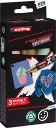 Edding 6900 X multi m. 3pcs set pastel col. 3 Stuk