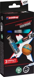 Edding 6900 X multi m. 3pcs set ocean col. 3 Stuk