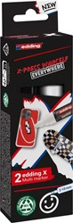 Edding 6900 X multi m. 2pcs set black en white