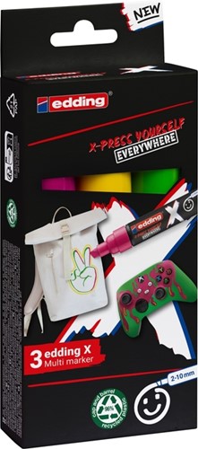 Edding 6900 X multi m. 3pcs set candy col. 3 Stuk