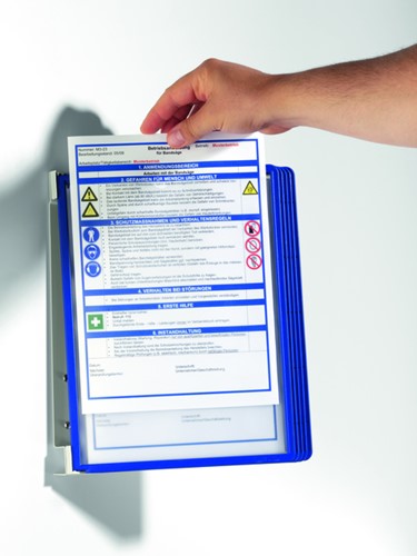 Wandelement Durable Vario Wall 5-tassen A4 bl 1 Stuk-2