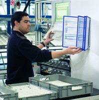 Wandelement Durable Vario Wall 5-tassen A4 bl 1 Stuk-3