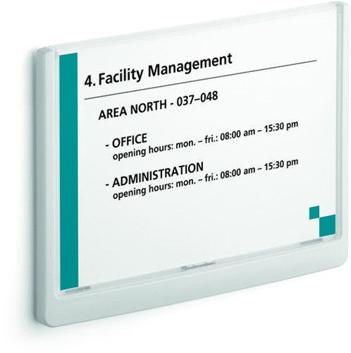 Deurbordje Durable CLICK SIGN A5 liggend 1 Stuk