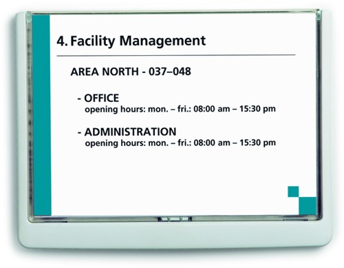 Deurbordje Durable CLICK SIGN A5 liggend 1 Stuk-2