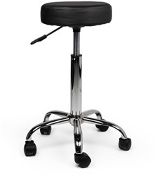 Tabouret kruk zwart standaard gasveer 1 Stuk