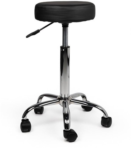 Tabouret kruk zwart standaard gasveer 1 Stuk