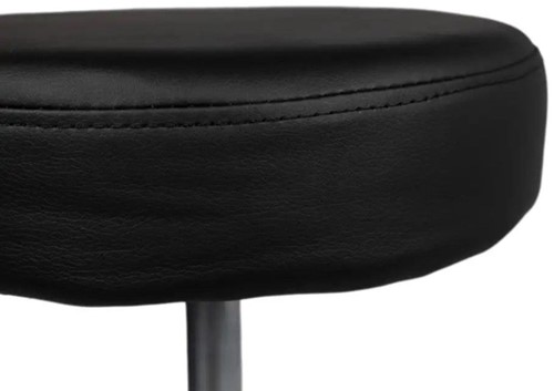 Tabouret kruk Office standaard met gasveer harde wielen zw-1