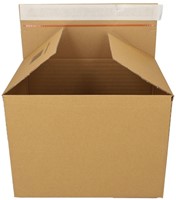 Quickbox IEZZY 304x216x130-220mm bruin 10 Stuk