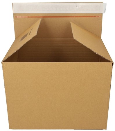 Quickbox IEZZY 460x309x180-300mm bruin 10 Stuk