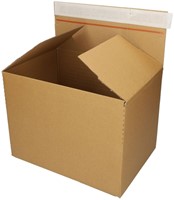 Quickbox IEZZY 460x309x180-300mm bruin 10 Stuk-2