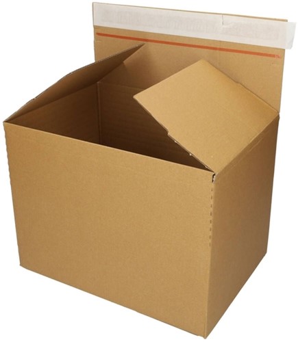 Quickbox IEZZY 460x309x180-300mm bruin 10 Stuk-2