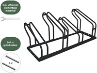 Fietsenrek BRASQ  4 fietsen BS400 zwart 1 Stuk-1