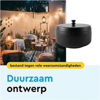 Asbak BRASQ tafelmodel 1 liter met deksel zwart 1 Stuk-3