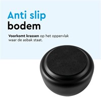 Asbak BRASQ tafelmodel 1 liter met deksel zwart 1 Stuk-4