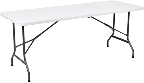 Vouwtafel BRASQ 180x70x74cm FT180 wit 1 Stuk